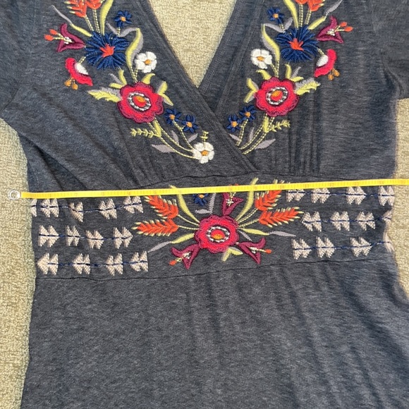 JWLA, Johnny was charcoal, gray cotton knee length dress EUC XS/S - Picture 11 of 11